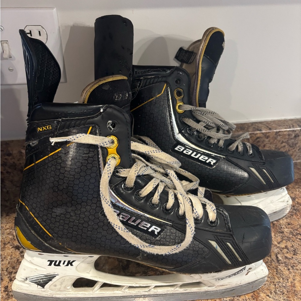 Bauer Black and Gold NXG Hockey Skates